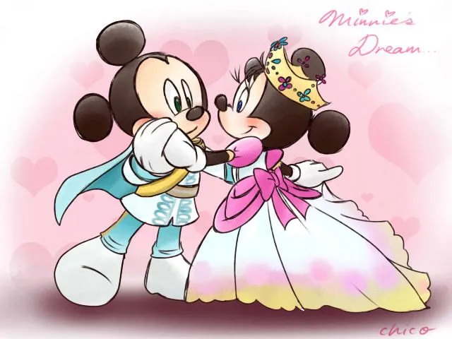 Prince Mickey Princess Minnie by chico-110 on deviantART