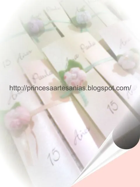 Princesa Artesanias: Tarjeta 15 años
