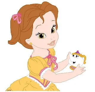 Princesa Bella Disney Baby | Desenhos para Colorir