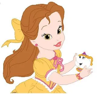 Princesa Bella Disney Baby | Desenhos para Colorir