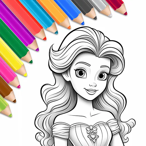 Princesa para Colorir Glitter - Aplicaciones en Google Play