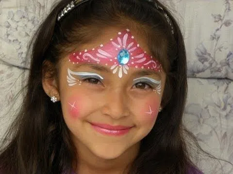 PRINCESA CON CORONA ( PINTACARITAS). FACEPAINTING PRINCESS ...