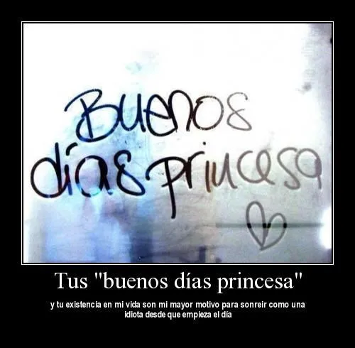 Buenos Días Mi Princesa | Imagenes para Facebook [