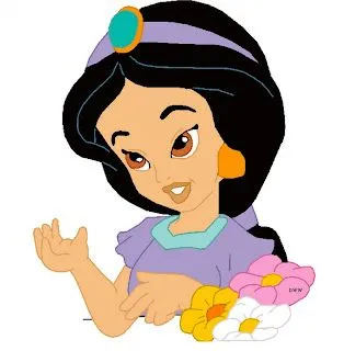 Princesa Jasmine Baby - Desenhos e Riscos