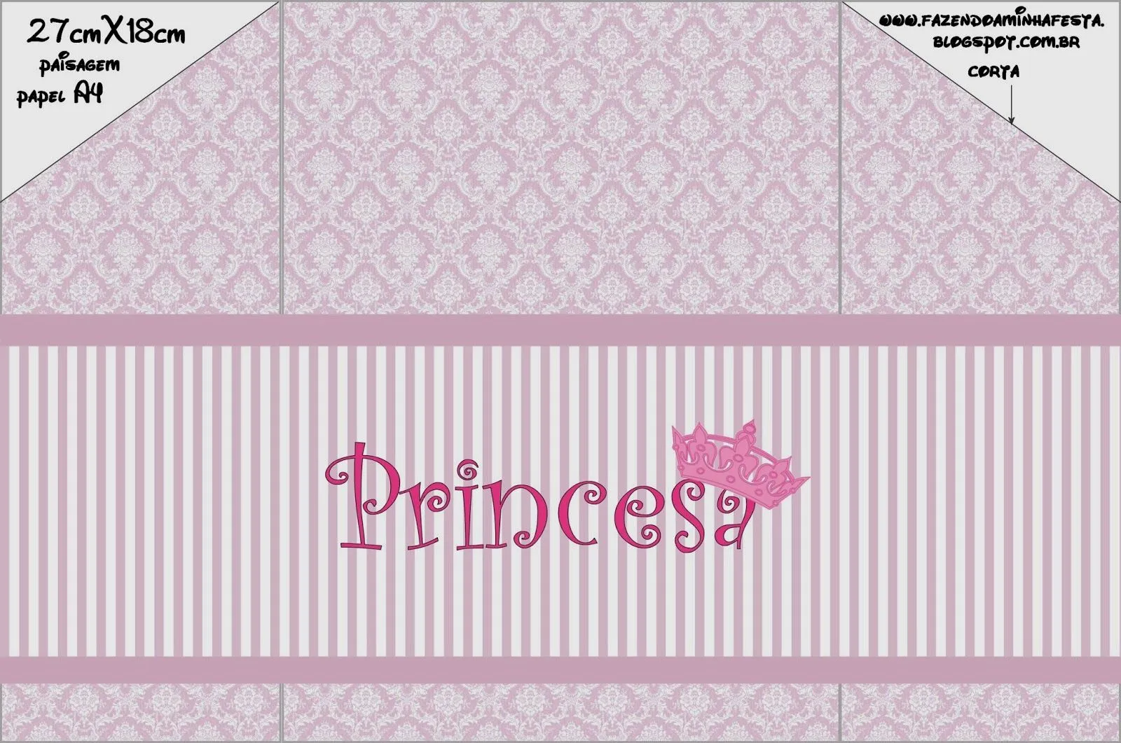 Princesa: Tarjetas, Imágenes e Invitaciones para Imprimir Gratis ...