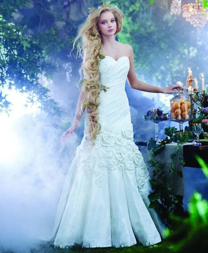 Como princesa: Vestidos de novia 2014 inspirados en la magia de Disney