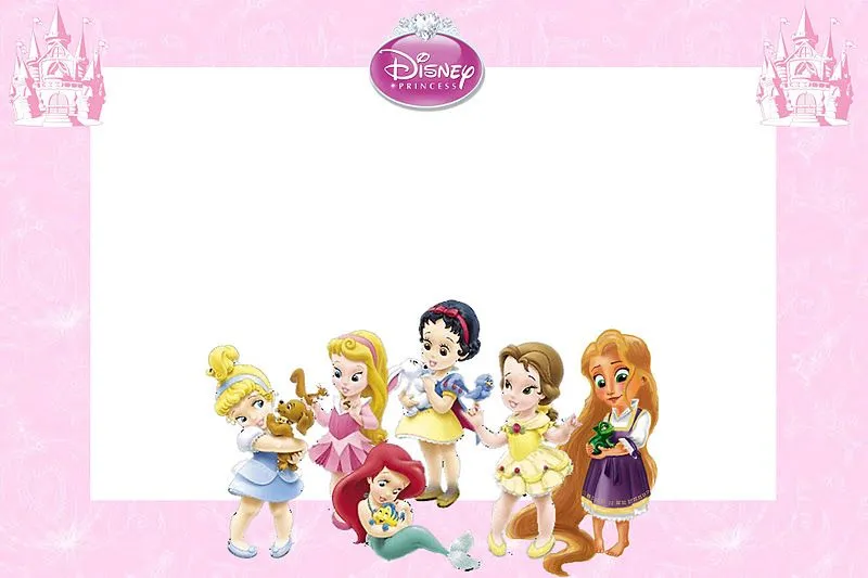 Princesas Bebés Disney: invitaciones para imprimir gratis. - Ideas ...