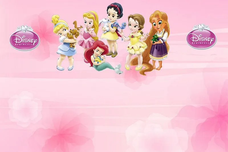 Princesas Bebés Disney: invitaciones para imprimir gratis. - Ideas ...