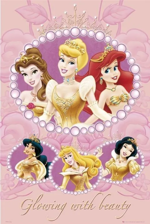 PRINCESAS DISNEY - brillo Póster, Lámina | Compra en EuroPosters.es