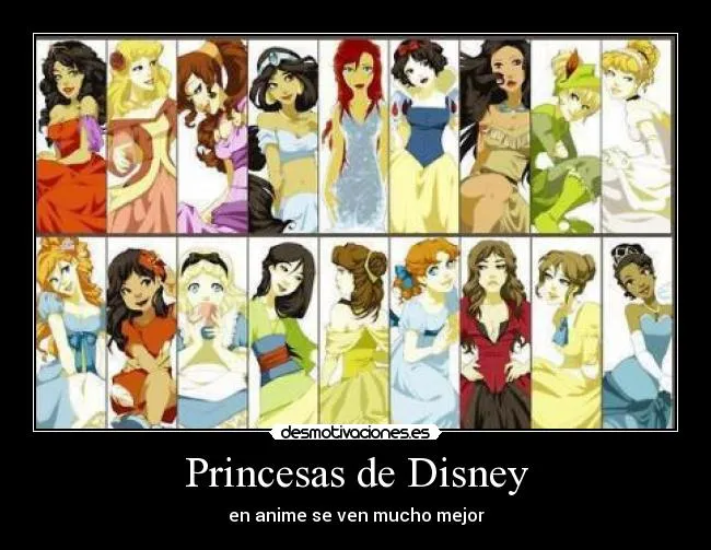 Princesas de Disney | Desmotivaciones