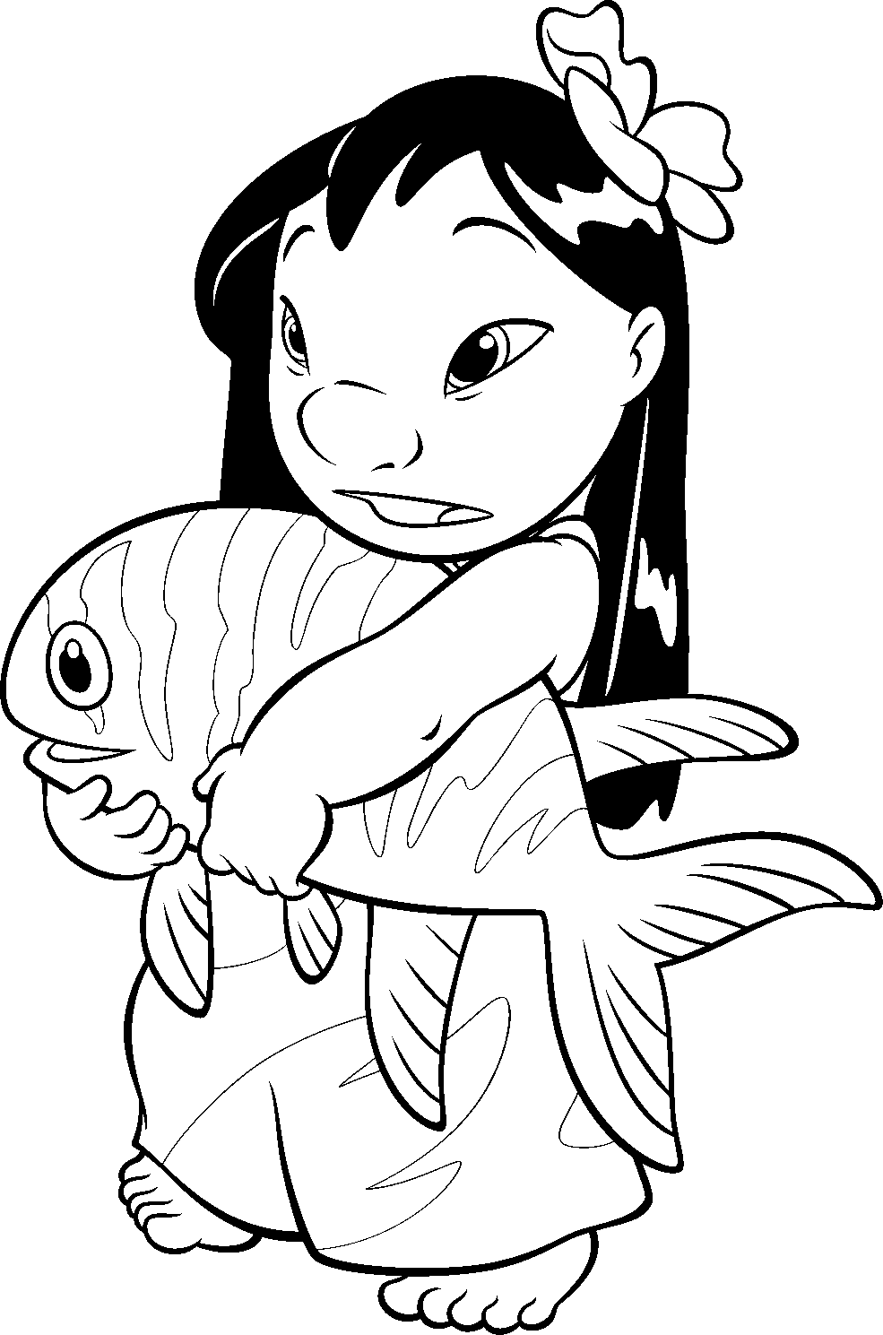 Princesas Disney: Dibujos para colorear de Lilo y Stitch