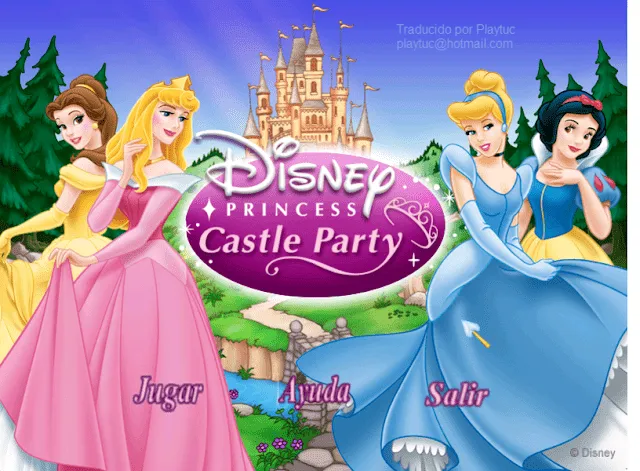 Princesas de Disney: Fiesta en el Castillo español - CHOCOLATE FELIZ ...