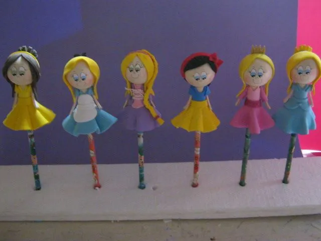 Princesas de Disney en foamy - Imagui