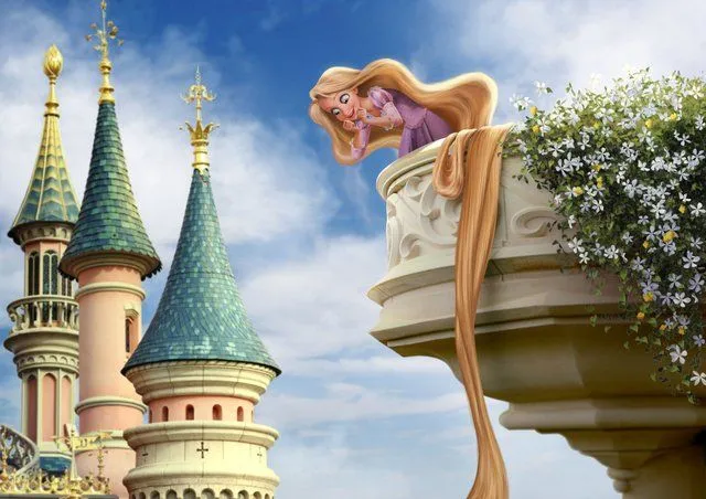 Princesas Disney: Imagen de Rapunzel para Disneyland Paris