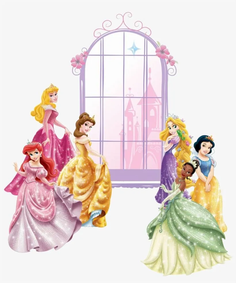 Princesas Disney-imagenes Y Dibujos Para Imprimir - Stickers Murali  Principesse Disney Transparent PNG - 873x1000 - Free Download on NicePNG