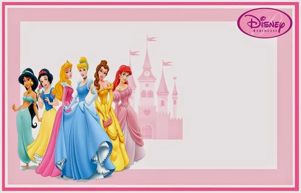 Princesas Disney: Invitaciones para Imprimir Gratis. | Invitaciones de  cumpleaños de princesa, Invitaciones de princesas disney, Princesas disney