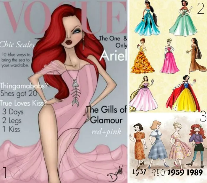 Princesas Disney… de otra manera | Mamis Y Bebés