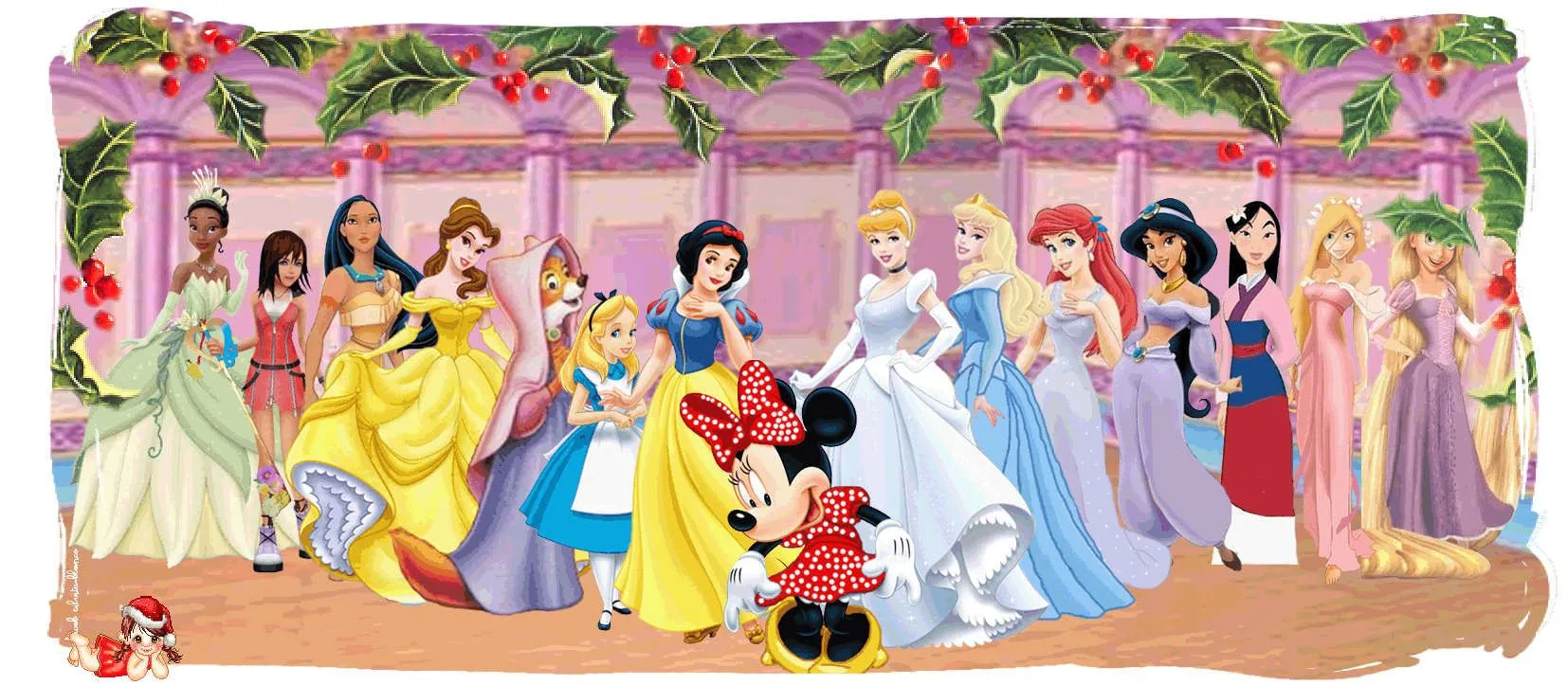 Princesas Disney en Navidad