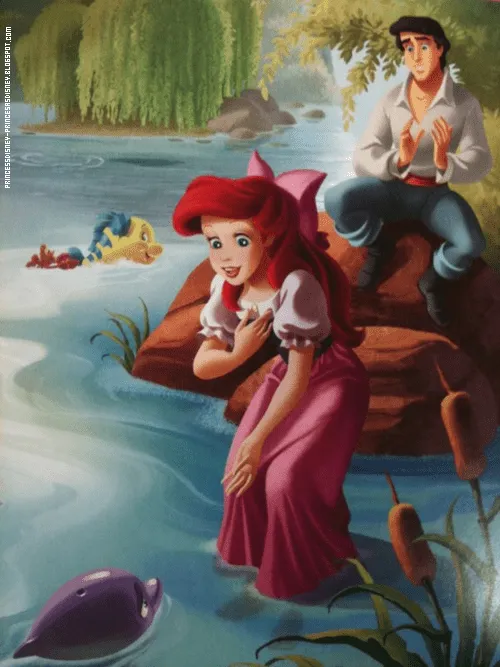 Princesas Disney: Preciosas Imágenes de La Sirenita