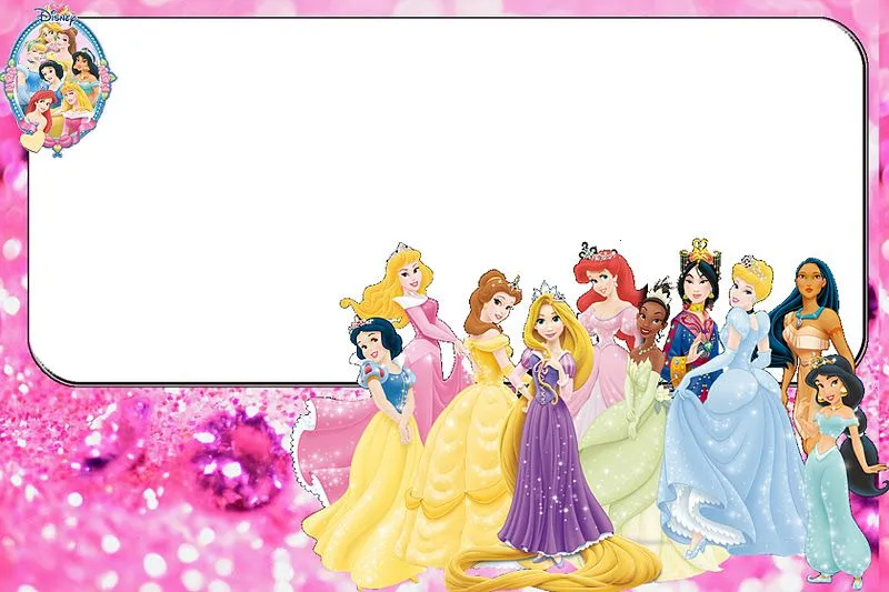 Princesas Disney (Todas Juntas) - Kit Completo com molduras para ...