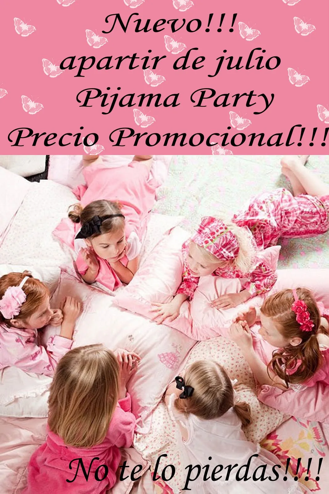 TE DE PRINCESAS FOTO ARTE KID'S: PIJAMA PARTY