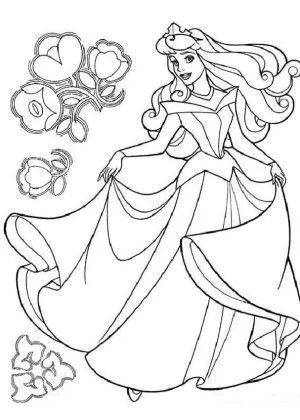 Princesas para pintar - Dibujos para Colorear pintar e imprimir