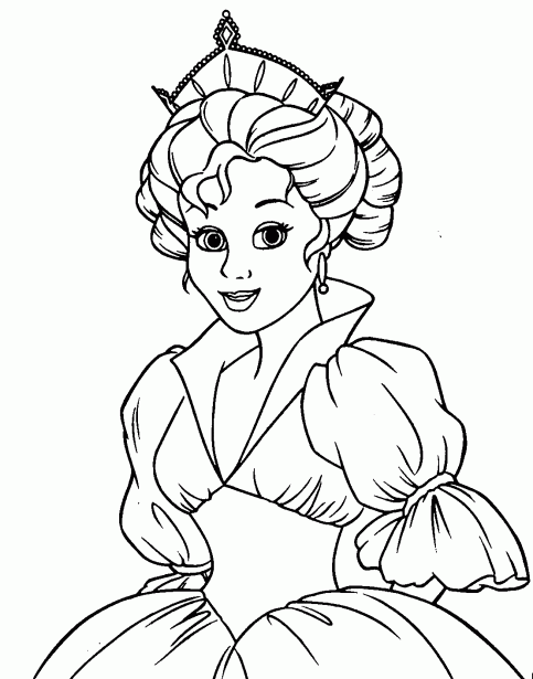 Princesas para pintar | Imagens para colorir