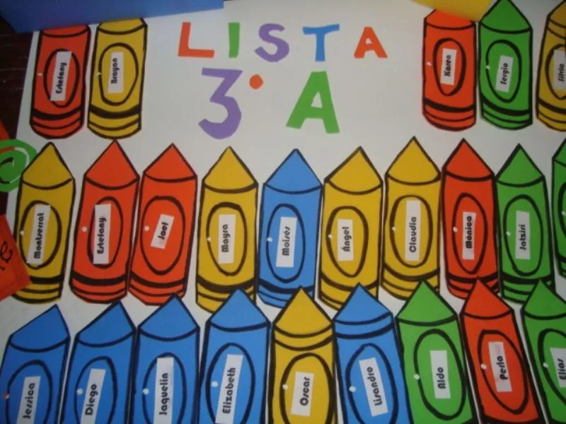 Princesas Preescolar: Pase de lista - crayolaas :