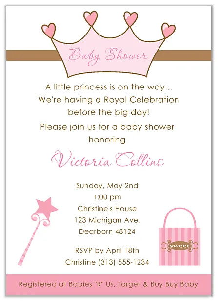 Baby shower de princess - Imagui