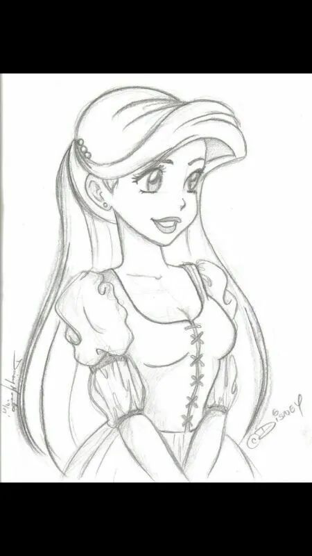 princess drawing | Drawings tumblr | Pinterest