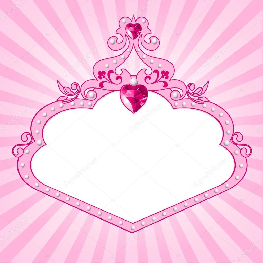 Princess pink frame | Stock Vector © Anna Velichkovsky #1196781