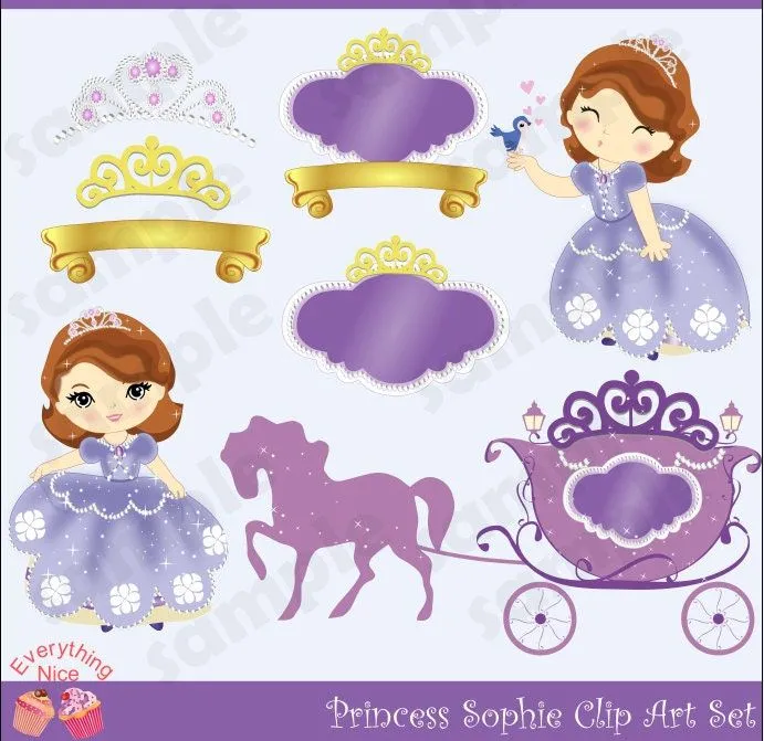 Princess Sophie Clip Art Set by 1EverythingNice on Etsy