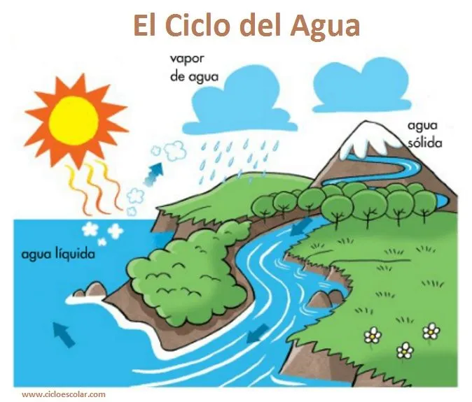 Print Map Quiz: Estados físicos del agua. (conocimiento del medio - estados fisicos del agua)