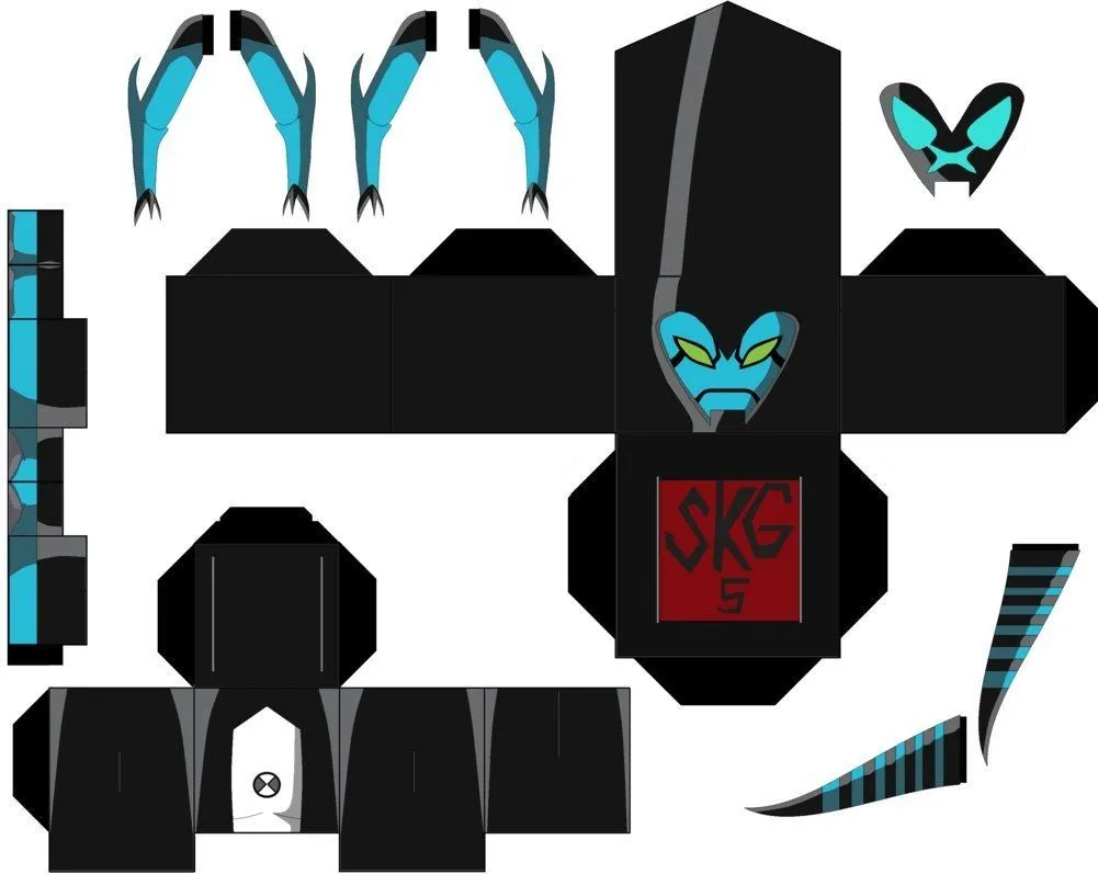 Printable Ben 10 Papercraft - Printable Papercrafts - Printable Papercrafts