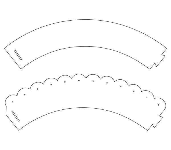 Printable cupcake wrapper templates | Images By Heather M's Blog