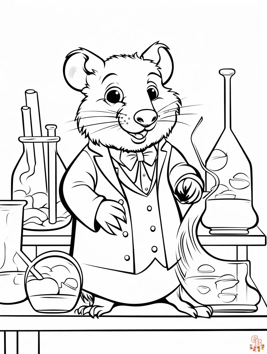 Printable Mole Day Coloring Pages Free For Kids And Adults