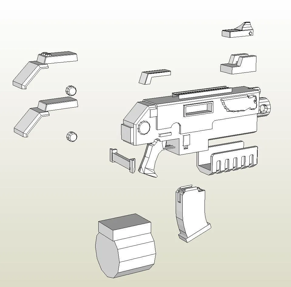 Printable Papercraft Halo - Printable Papercrafts - Printable Papercrafts
