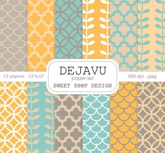 Printable Scrapbook Paper Pack, 12x12, Digital Scrapbooking Paper ...