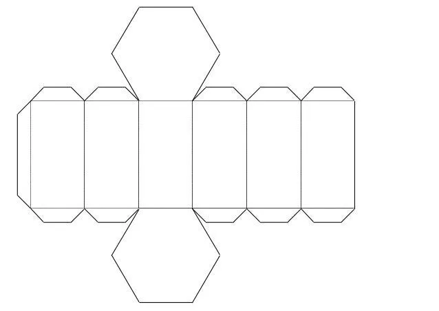 Prisma de base hexagonal