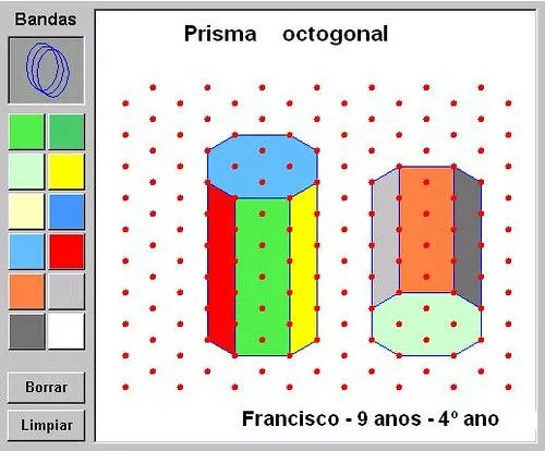 prisma octagonal Colouring Pages (page 2)