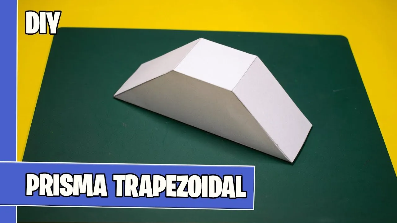 Cómo hacer un Prisma Trapezoidal - YouTube