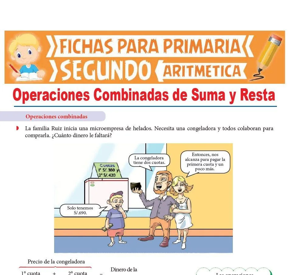 Problemas de Operaciones Combinadas de Suma y Resta