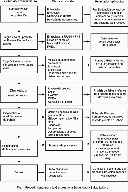 Procedimiento para la Gestión de Seguridad y Salud - Monografias.