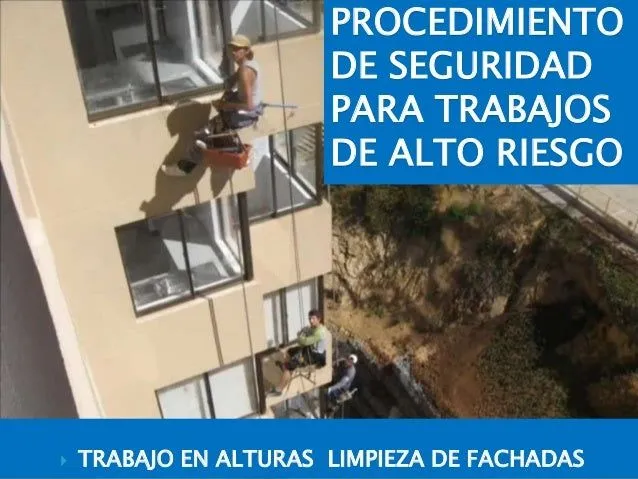 Procedimiento de seguridad para trabajos de alto riesgo innes