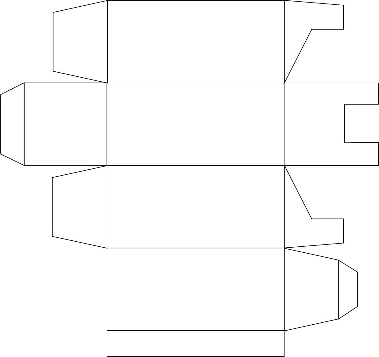 Troqueles de cajas con tapa - Imagui