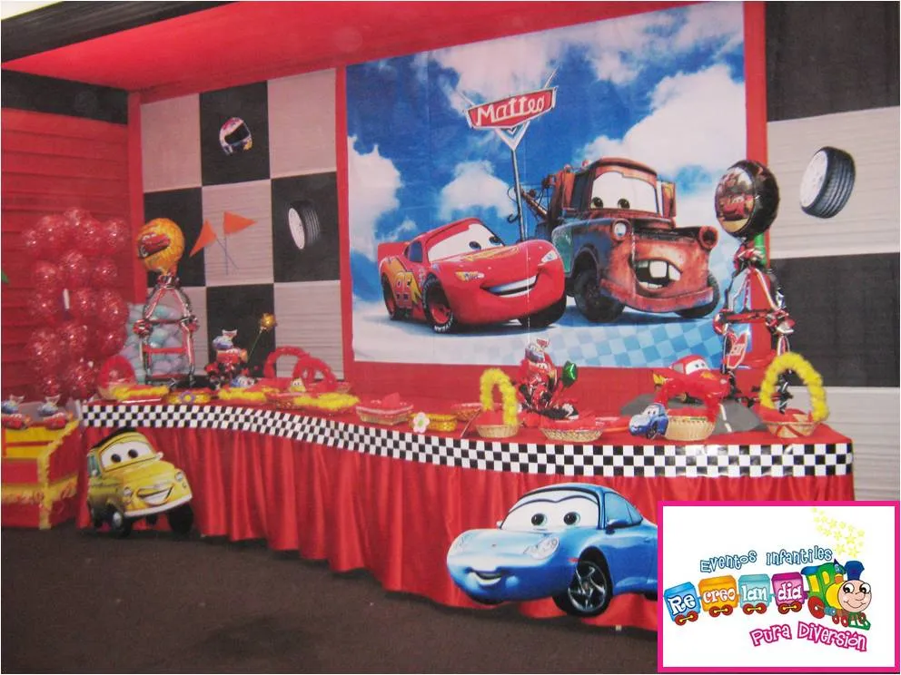 Producciones Recreolandia: Cumpleaños de Mateo - 1 añito - Cars