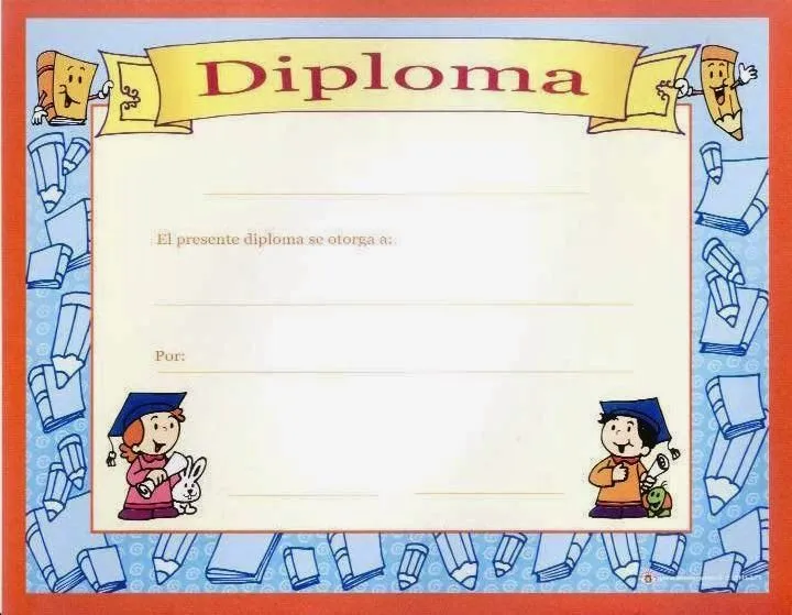 El profe y su clase de PT: Plantillas diplomas y graduación