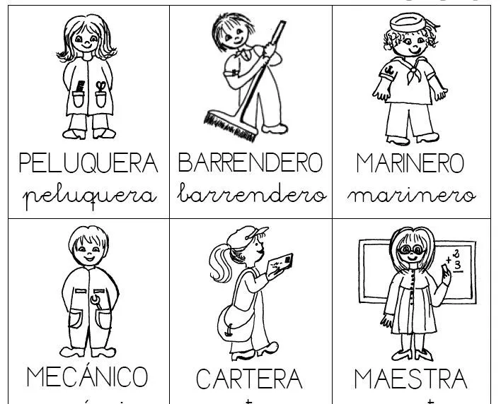 Profesiones y oficios preescolar - Imagui