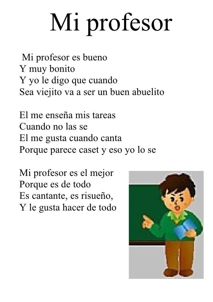 Mi Profesor Poesia