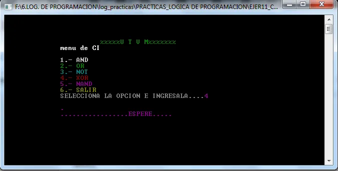 LA PROGRAMACION LOGICA: C++, colores, gotoxy y Sleep